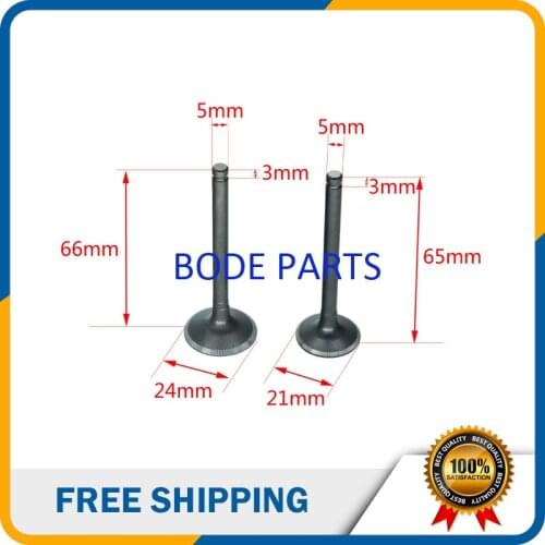Motorcycle lifan engine parts 110cc Bike Horizontal Engine Intake Valve exhaust valve for 110cc Lifan ATV Motorcycle GT-105
