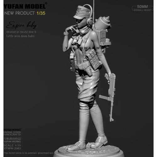1/35 YUFAN MODEL Resin figure DIY toys model kits self-assembled YFWW35-2080