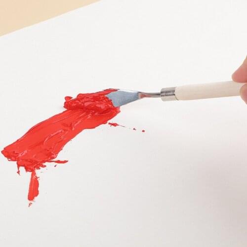 1PC Oil Painting Scraper Palette Mix Texture Palette Artist Spatula Drawer watercolor Student Art Draw Paint Tool Scrape Pigment