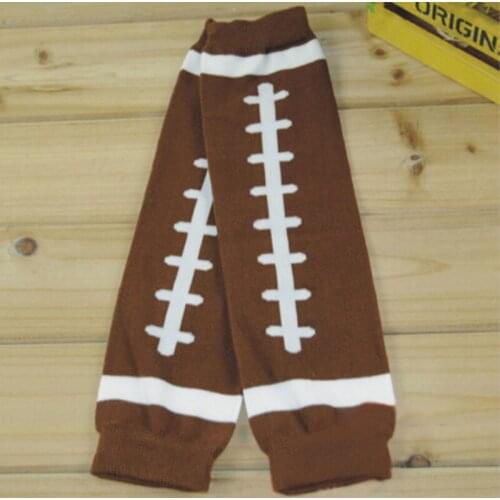 2018 New 3 Pairs of US Football Baby Arm Leg Warmers Cotton Toddler Boys Girls Socks Legging Warmer