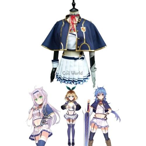 Akashic records of bastard magic instructor Rumia Tingel Sistine Fibel Re=L Rayford Uniform Tops Dress Anime Cosplay Costumes