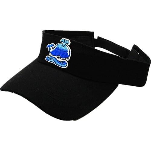 2020 Cotton Cartoon Whale Embroidery Visors Baseball Cap Adjustable Snapback Cap for Men and Women 96