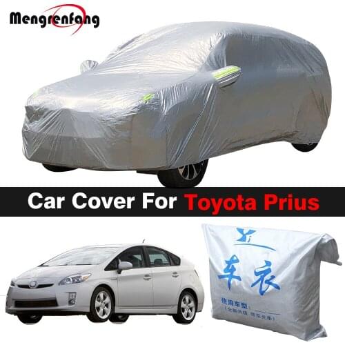 Car Cover Auto Outdoor Anti-UV Sun Shade Rain Snow Protection Cover Dustproof For Toyota Prius