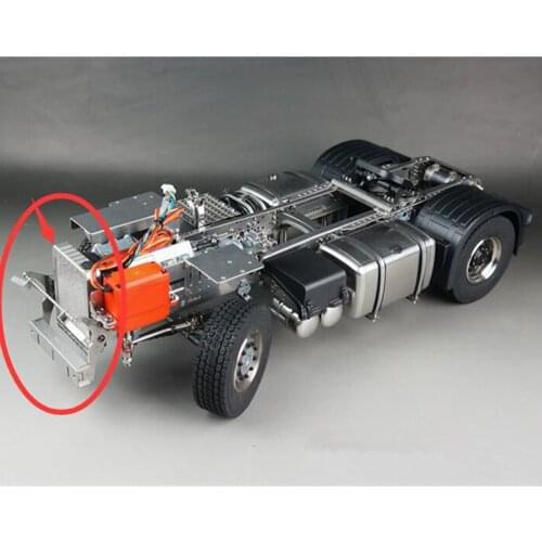 Tractor Rc Truck Frame Part Metal Water Tank For 1/14 Remote Control Car Tamiya Actros Arocs Scania R620 MAN TGX Benz 3363 VOLVO