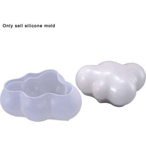 Cloud Candle Mould Cute DIY Crystal Epoxy Mold Jewelry Handmade Fondant Soap Cake Decoration Durable Mold