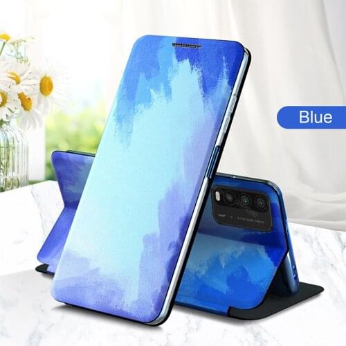 Red mi 9t cases Watercolor Leather Stand Flip Phone Case Cover For Xiaomi redmi 9t redmy 9t 9 t t9 redmi9t 6.53'' Wallet caso