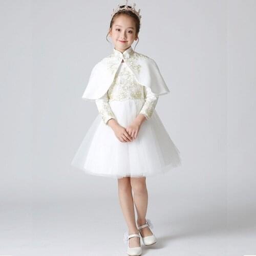 Little Kids First Communion Dresses Glitz Ball Gown Pageant Dress Flower Girl dresses for Weddings Banquet Back Dress