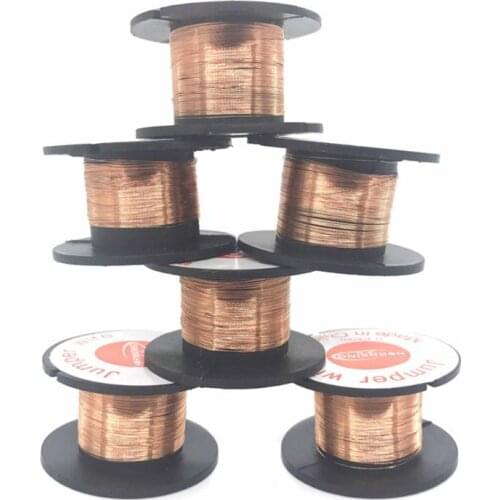 1Pc 0.1mm PCB Link Wire Copper Soldering Wire Maintenance Jump Wine PCB Welding Mobile Phone Computer Repair Tools Welding Tools