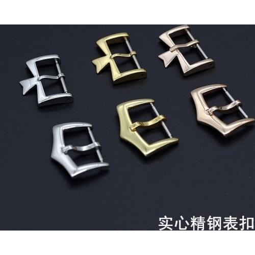 Watchband Metal Buckle Clasp For Vacheron VC Stainless Steel Watch Clasp Constantin PP Patek Pin Watchband Buckles Philippe 18MM