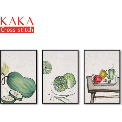 Cross stitch kits,Embroidery needlework sets with printed pattern,11CT-canvas for Home Decor Painting,Flowers Full NCKF273