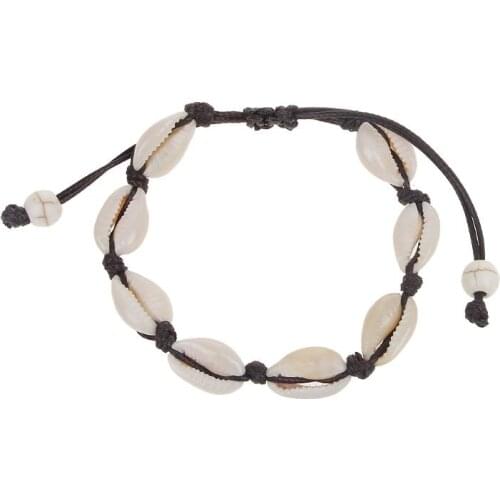 Natural Cowrie Shell Anklet Bracelets Handmade Hawaiian Beach Seashell Jewelry