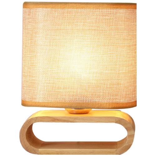 Modern New Solid Wood Table lamp For Living Room Bedroom Art Decor Desk Lamp LED Reading Lighting Fixture