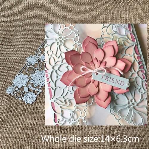 New Design Craft Metal Cutting Dies cut die new 17pcs flower Scrapbooking Album DIY Paper Card Craft Embossing Die Cuts