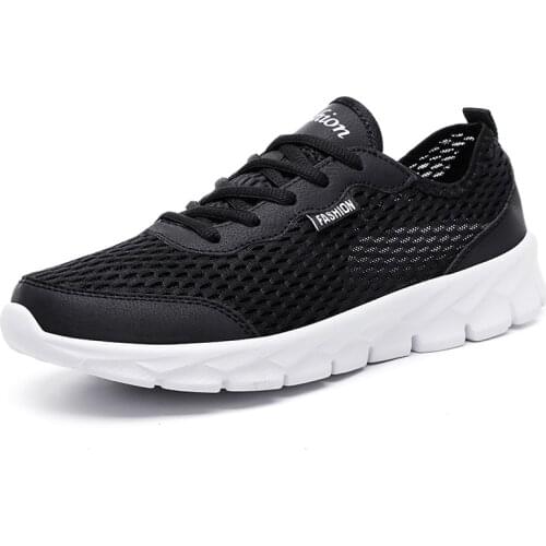 New Light Mesh Men Shoes Comfortable Casual Mens Sneaker Breathable Non-slip Wear-resistant Outdoor Walking Shoes Women