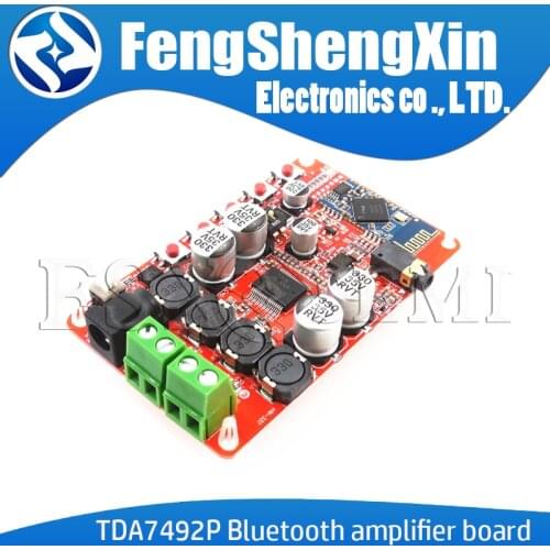 New TDA7492P 25W+25W Bluetooth 4.0 Wireless Digital Audio Receiver Amplifier Board