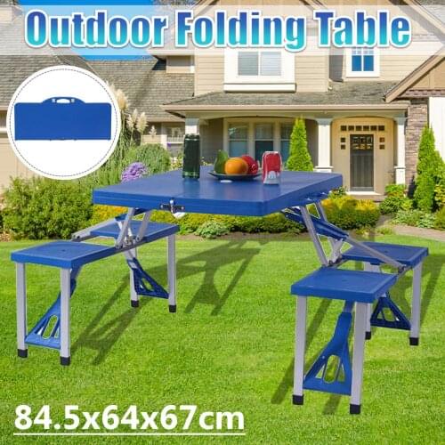 Outdoor Folding Table Chair Camping Picnic Aluminium Alloy Waterproof Durable Ultra-light Furniture Folding Table Desk