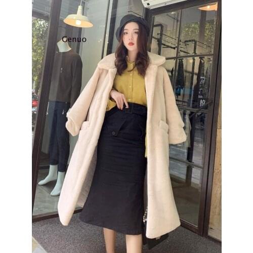 Teddy Coats Women Winter Oversized Long Pink Thick Faux Fur Teddy Jackets Ladies Warm Leopard Fur Coats Plush Overcoats