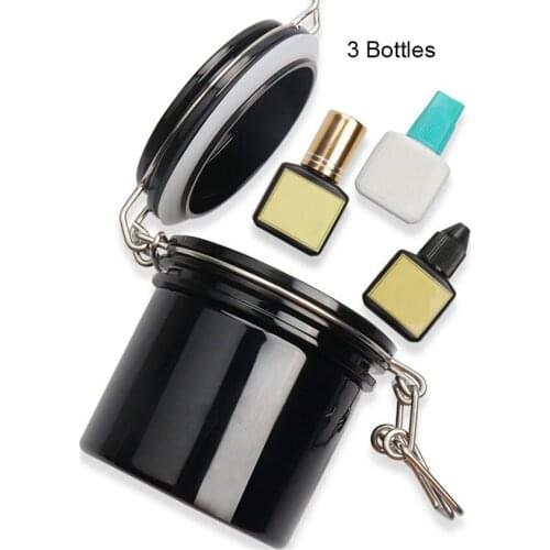 Eyelash Glue Tank Individual Adhesive Stand Eye Lash Glue Packaging Activated Sealed Storage Jar Container Makeup Tool