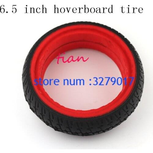 6.5 inch solid Tire for self balancing 2-wheel electric scooter, hoverboards