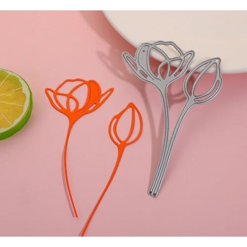 Flower Dies Scrapbooking Metal Cutting Die Embossing Folder Mold Card Making Scrapbook CutTemplates Stencil Crafts Knife Mould