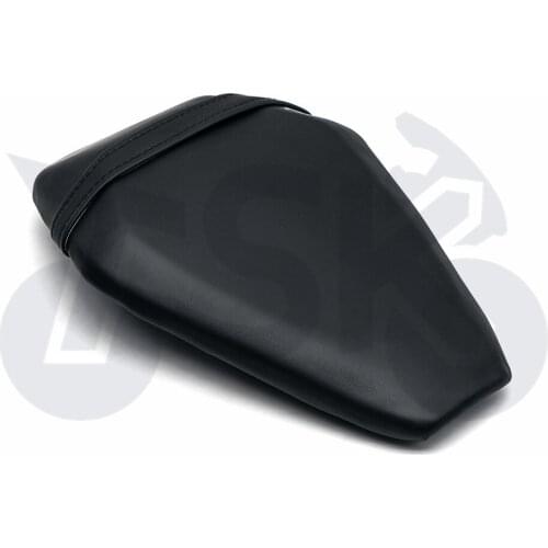 Rear Passenger Cushion Pillion Seat For Kawasaki ZX 10R 2016 2017 2018 2019 Motorcycle Black Leather Cover Cowl Pad