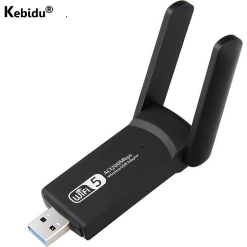 5GHz 2.4Ghz USB 3.0 Wifi Adapter Dual Band 1200Mbps Network Card 802.11AC RTL8812BU Wifi Antenna Dongle For Laptop Desktop