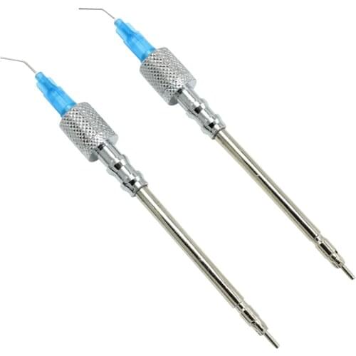 1Pcs Dental Lab 3 Way Air Water Syringe Spray Nozzles Tips Tube With 2 pcs Irrigation Bent Needle Tips For Teeth Whitening