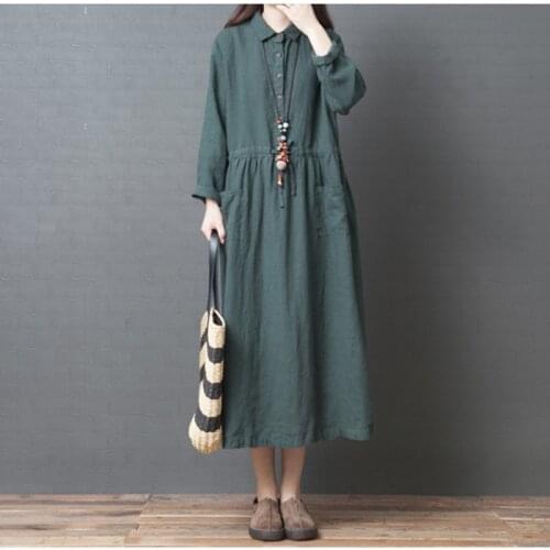 YOCLLEA Fashionable Shirt Dresses