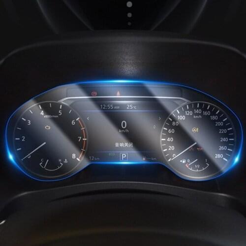 Dashboard Screen Protective Film TPU Transparent Anti-scratch Car Styling Accessorie For Nissan Teana 2019 For Qashqai 2016-2019