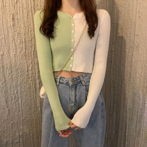 Woman Sweaters Womens Short Knitted Cardigan 2020 Fall/Winter Slim Top Femme Chandails Pull Hiver