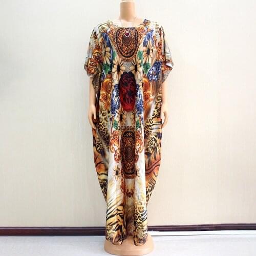 2020 Wonderful Beautiful African Dashiki Fashion Design Yellow Print Women Dress African Winter Fashion Women Dresses For Party