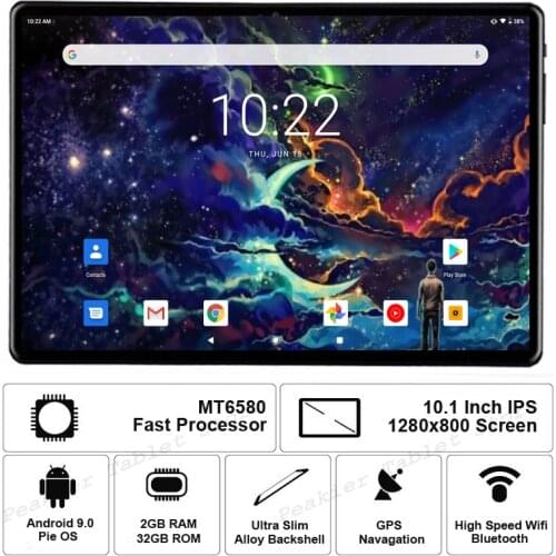Updated New Android Super Glass 10 inch tablet Dual SIM Cards 3G Phone Call 1280*800 IPS 2.5D TP Kids Tablets 10 10.1+Free Gifts