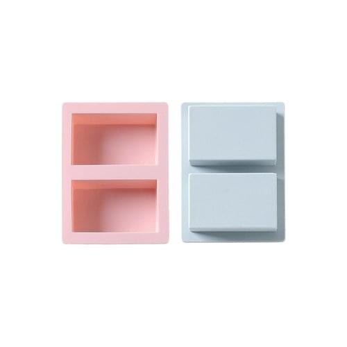 10pcs Silicone Soap Mold Therapy Bar Soap Making Tools DIY Square Spa Soaps Mould Silicone Soap Form