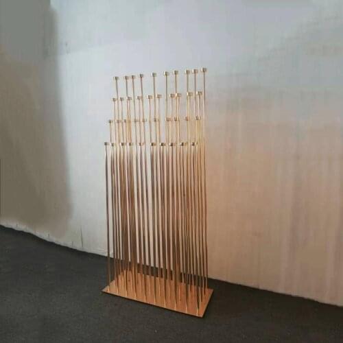 12 heads )New romantic luxury metal tall candelabra for wedding centerpiece senyu2028