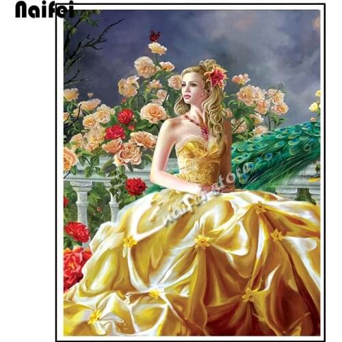 5D DIY Diamond Painting Beautiful Woman Cross Stitch Diamond Embroidery Landscape Mosaic Full Kits Handmade Gift Home Decor