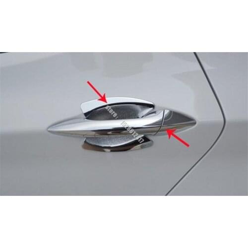 Car accessories ABS Chrome Door Handle Bowl Door handle Protective covering Cover Trim for Hyundai Elantra 2011-2016 Car styling