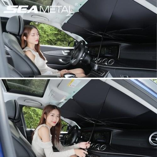 Car Windshield Cover Universal Auto Sun Visor Protector Parasol UV-protective Automotive Interior Privacy Protection Accessoreis