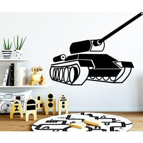 Free shipping tanks Nursery Wall Sticker Vinyl Art Decorfor Living Room Bedroom Decoration Removable Decor Decals