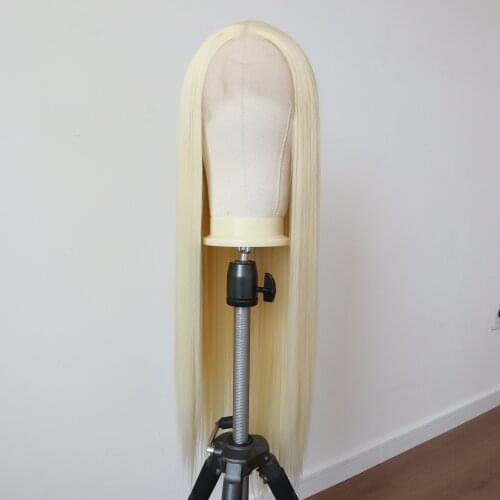 Blonde #613 Synthetic Lace Front Wigs for Women Heat Resistant Fiber Hair Straight Long Womens Wigs