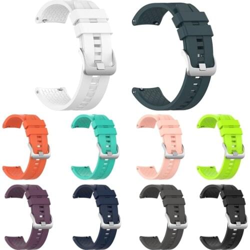 For Huami Amazfit GTR 47mm Strap Watch Silicone Sport Bracelet 22mm Smart Watch Wristband For Samsung Huawei Universal Strap