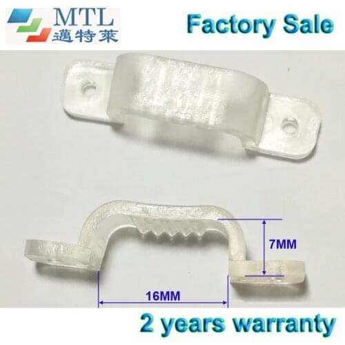 Fixing clip for high voltage 5050 LED strip, PVC clear 16mm*7mm, 1000pcs/lot, fixing high voltage 5050 LED strip, Factory Wholes