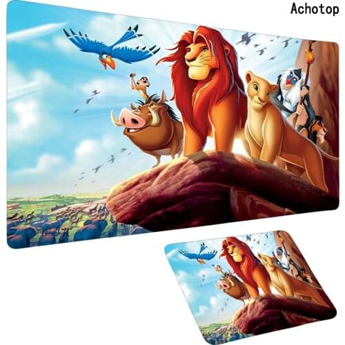 800X300mm Cool King Lion Computer Gaming Mouse Pad XL Large Rubber Mouse Mat Locking Edge Laptop Notebook Keyboard Mat for CS GO