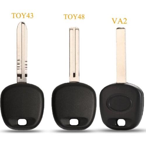 Kutery New Replace Remote Transponder Ignition Car Key for Toyota Tacoma RAV4 PRADO Camry TOY48 / Toy43/VA2 Blade No Chip