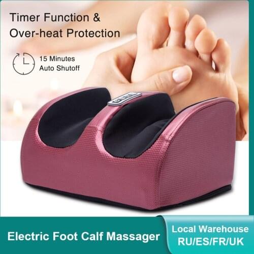 Electric Foot Heating Massager Calf Leg Massage Machine Hot Compress Foot Care Device Heating Therapy Foot Kneading Relaxation