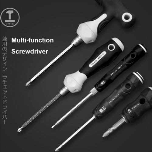 GREENER Multi-tool Hand Tools for Home Screwdriver Set of Keys and Heads Repair Dual-purpose Slotted Phillips Cost-Effective