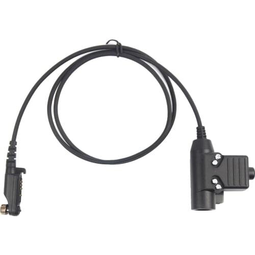 Walkie Talkie Earpiece U94 Headset PTT Button Plug for Hytera PD680 660 600 X1P Accessories