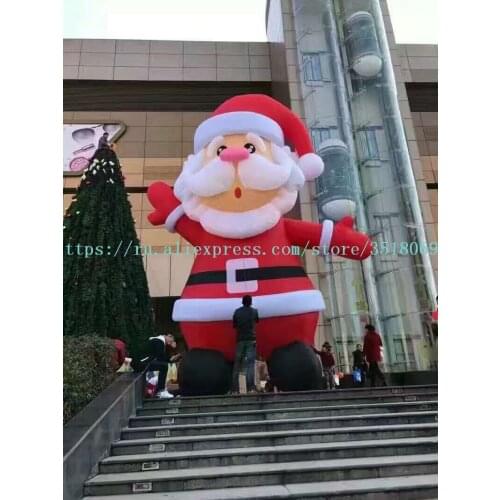 Sell 6 meter tall Oxford cloth Santa Claus cartoon, Christmas display model, for commercial display or other
