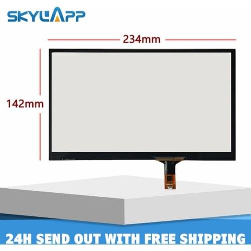 Skylarpu 10.1'' inch Touchscreen 234mm*142mm Capacitive Touch panel Glass Digitizer screen Universal Tablet DVD navigation