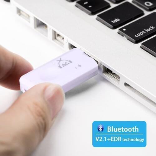 USB Bluetooth 2.1 Receiver Audio Stereo Adapter Wireless Handsfree Dongle Kit For Speaker Car Mp3 Player Smart Phones
