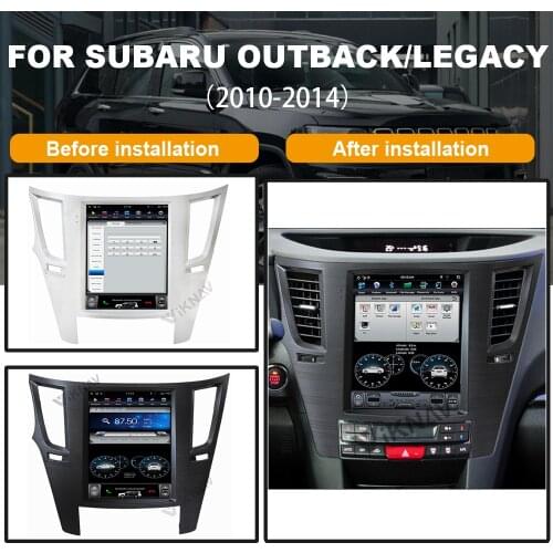 Vertical screen 10.4'' GPS navigator auto radio multimedia player stereo for Subaru Outback Legacy 2010 2011 2012 2013 2014